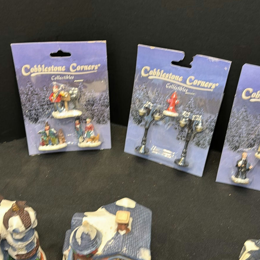 Cobblestone Corners Christmas Village Buildings and Figurines - image 9 of 9