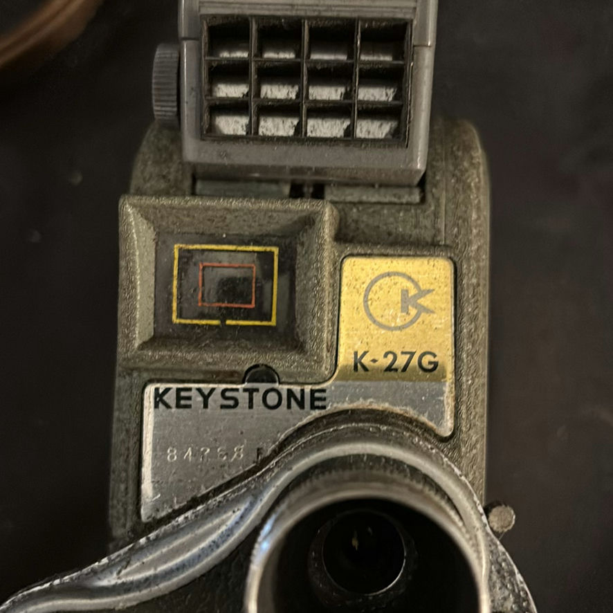 Vintage Keystone K-27G Movie Camera with Camera Bags - image 6 of 7