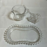 Assorted Clear Glass Decorative Serveware and Vases - thumbnail 7 of 8