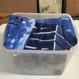 Storage Bins of Fabric, Linens, and Wrinkle Blanket - thumbnail 10 of 13