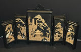 Decorative Folding Screen with Stand and Incense Sticks - thumbnail 4 of 8