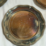 Set of Four Metal Serving Trays and Plates - thumbnail 3 of 5