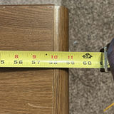 L-Shaped Wood Veneer Desk and Rolling Office Chair - thumbnail 3 of 5
