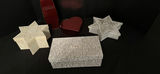 Decorative Boxes and Red Vase - thumbnail 1 of 5
