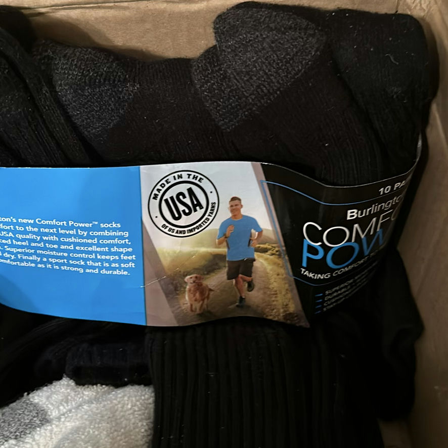 Assorted Socks Including Burlington Comfort Power and Pro Feet Crew Socks - image 2 of 6