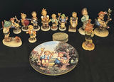 Collection of Hummel Figurines and Decorative Plate - thumbnail 1 of 8