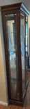 Wood and Glass Curio Display Cabinet - thumbnail 1 of 5