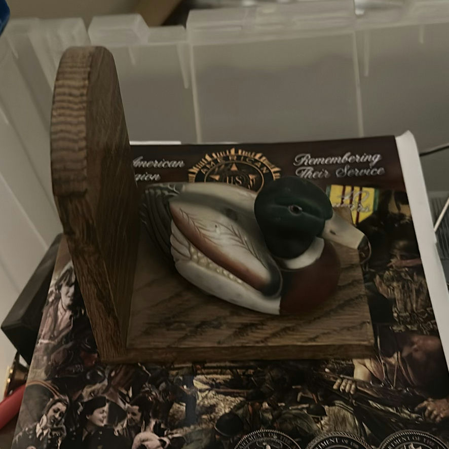 American Legion Convention Program, Wooden Duck Holder, Calculator, and Office Accessories - image 2 of 3