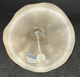 Fenton Style Milk Glass Ruffled Bowls, Vase, and Frosted Glass Bell Figurine - thumbnail 7 of 7
