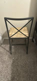 Metal Chair with Woven Seat - thumbnail 3 of 3