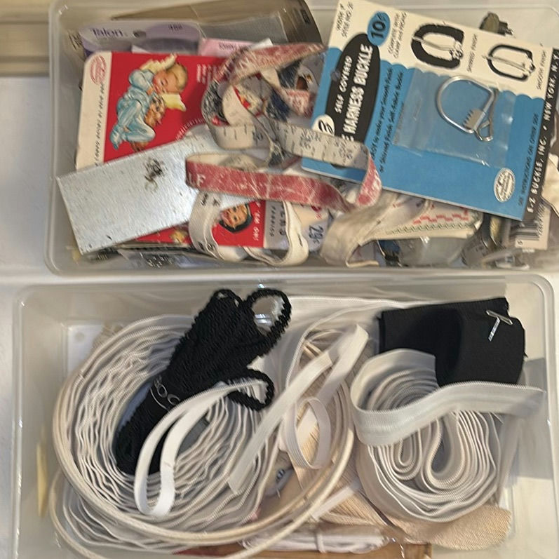 Sewing and Fabric Craft Supplies in Storage Bins - image 2 of 5