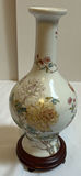 Lenox Floral Porcelain Vase with Wooden Stand - thumbnail 5 of 5
