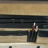 Black Briefcase Organizer with White Binder - thumbnail 2 of 4