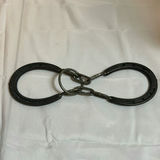 Metal Bell Wreath Decor, Hanging Stand, and Horseshoe Chain Link - thumbnail 3 of 4