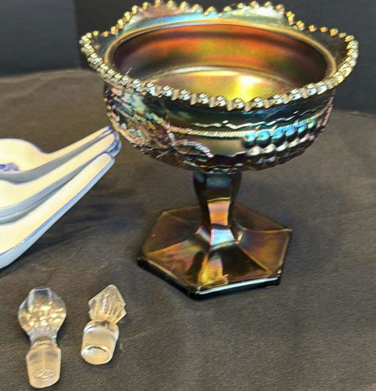 Assorted Decorative Glassware and Ceramic Serving Pieces - image 8 of 9