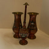 Decorative Metal Vases and Candle Holder Set - thumbnail 3 of 6