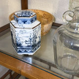 Assorted Glassware, Ceramic Jar, and Wooden Bowl - thumbnail 6 of 6