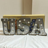 Vintage Marquee USA Letters - thumbnail 3 of 3