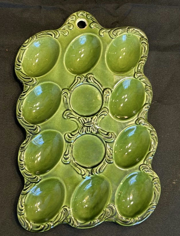 Set of Ceramic Deviled Egg Serving Plates - image 3 of 6