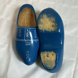 Pair of Blue Wooden Clogs - thumbnail 4 of 4