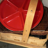 George Foreman Lean Mean Fat Grilling Machine and Picnic Basket with Divided Tray - thumbnail 3 of 4