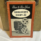 Kodascope Eight-33 Film Projector with Case and Manual - thumbnail 2 of 7