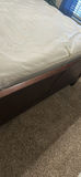 Wood Bed Frame with Mattress Pad - thumbnail 2 of 6