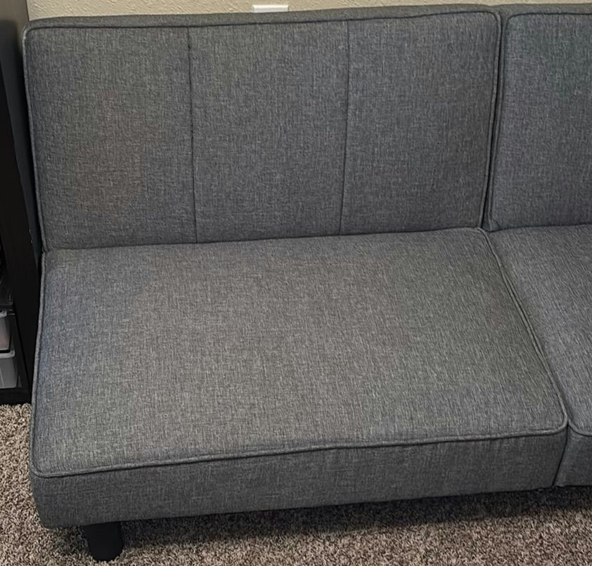 Gray Upholstered Modular Sofa Sections - image 2 of 5