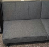 Gray Upholstered Modular Sofa Sections - thumbnail 2 of 5