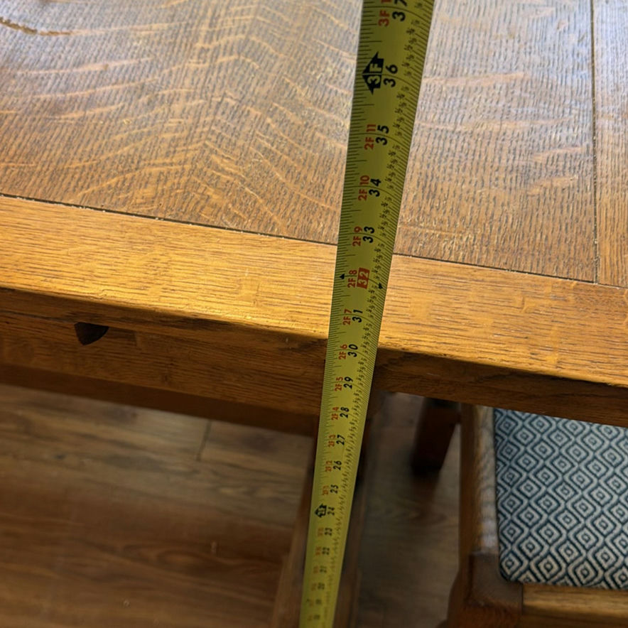 Wooden Dining Table and Chairs - image 5 of 6