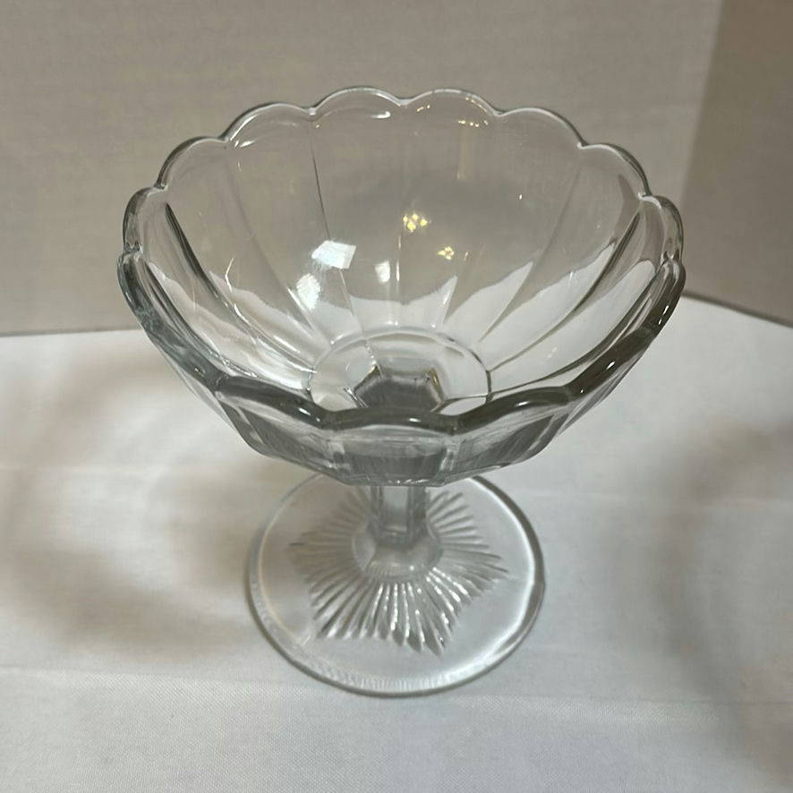 Assorted Clear Glass Decorative Serveware and Vases - image 3 of 8