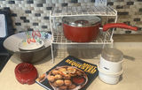 Kitchen Cookware, Bowls, Recipe Book, and Small Appliances - thumbnail 1 of 5