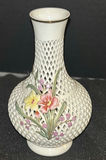 Three Decorative Ceramic Floral Vases and Arrangement - thumbnail 3 of 5