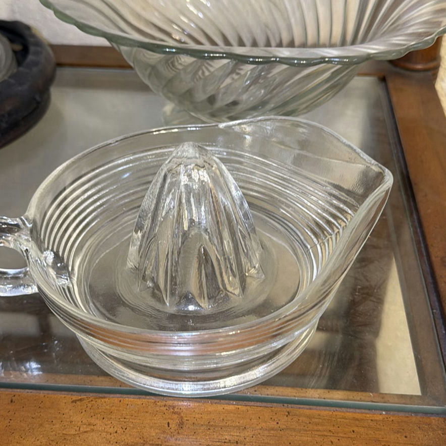 Assorted Glassware, Ceramic Jar, and Wooden Bowl - image 2 of 6
