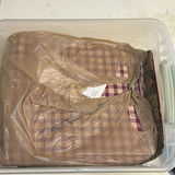 Storage Bins of Fabric, Linens, and Wrinkle Blanket - thumbnail 3 of 13