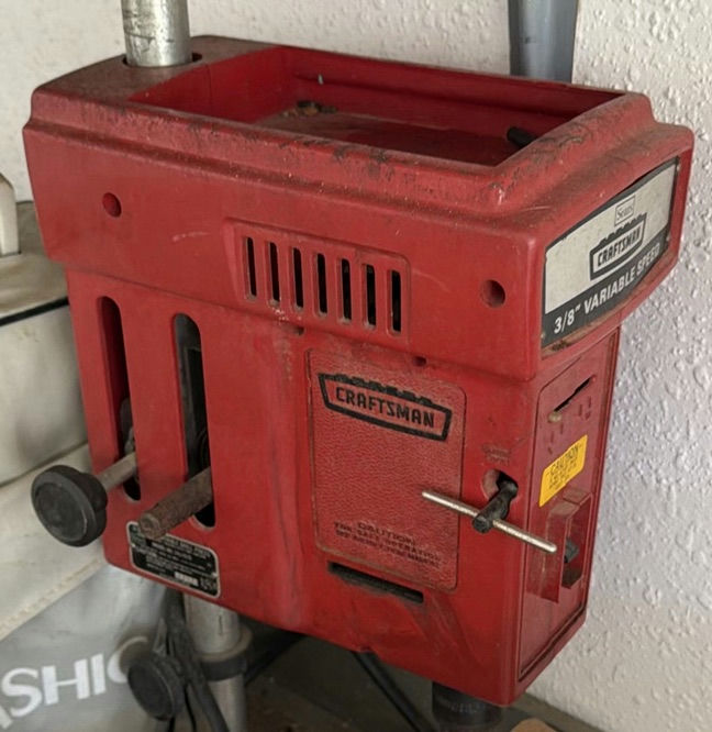 Portable Power Pack, Drill Press, Digital Scale, Lantern, and Motorcycle Helmet - image 2 of 5