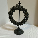 Metal Bell Wreath Decor, Hanging Stand, and Horseshoe Chain Link - thumbnail 2 of 4