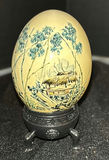 Set of Hand-Painted Decorative Eggs with Display Stands - thumbnail 2 of 7