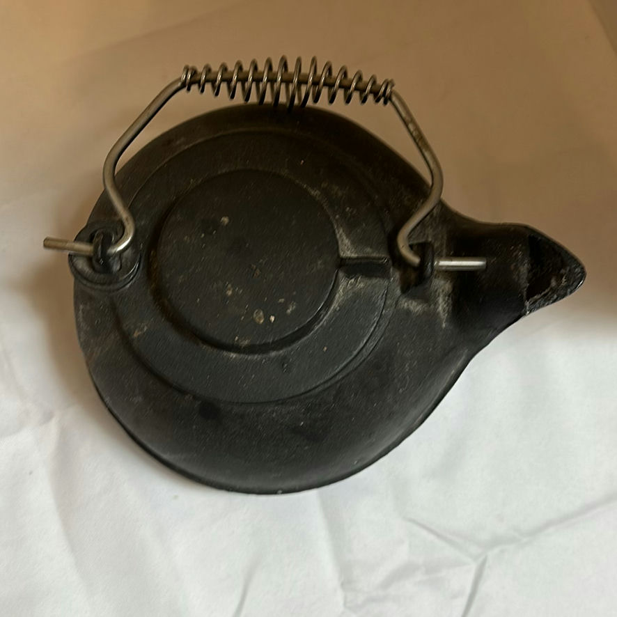 Cast Iron Teapot and Pedestal Cup - image 7 of 7