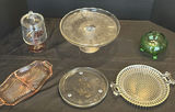 Assorted Decorative Glass Serveware and Containers - thumbnail 1 of 6