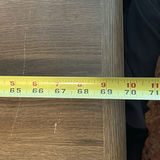 L-Shaped Wood Veneer Desk and Rolling Office Chair - thumbnail 4 of 5