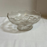 Assorted Clear Glass Serving Bowls and Pedestal Dishes - thumbnail 4 of 13