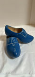 Pair of Blue Wooden Clogs - thumbnail 1 of 4