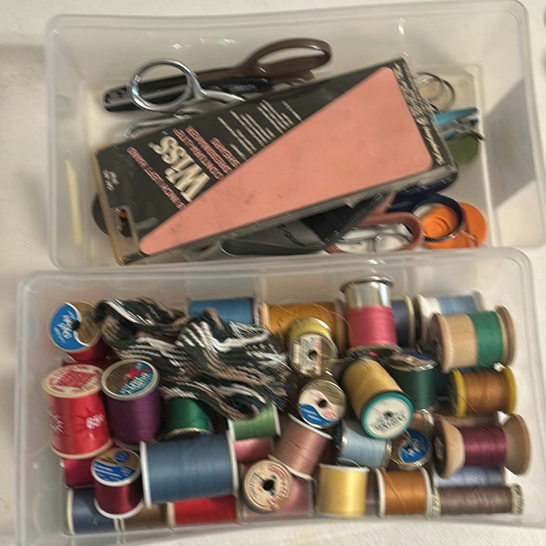 Sewing and Fabric Craft Supplies in Storage Bins - image 4 of 5