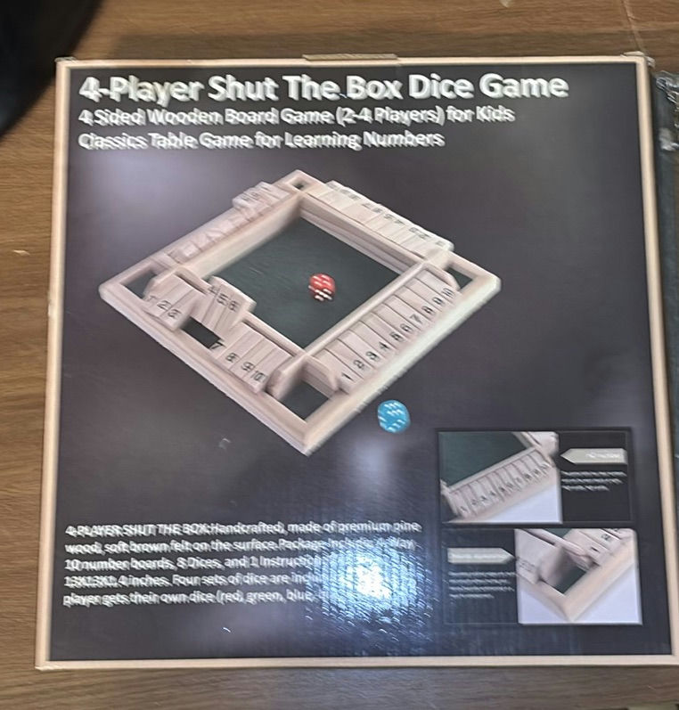 Wooden Dice Game, Framed Art Pieces, and Assorted Magazines - image 1 of 10
