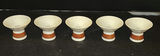 Ceramic Sake Set with Two Bottles and Five Cups - thumbnail 4 of 6