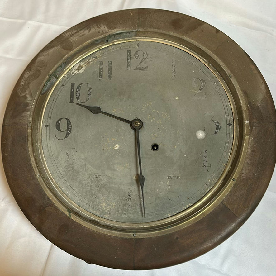 Vintage Wall Clock and Replacement Clock Dial - image 3 of 4