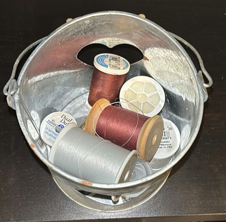 Assorted Sewing and Craft Supplies with Storage Tins - image 8 of 16