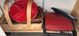 George Foreman Lean Mean Fat Grilling Machine and Picnic Basket with Divided Tray - thumbnail 1 of 4