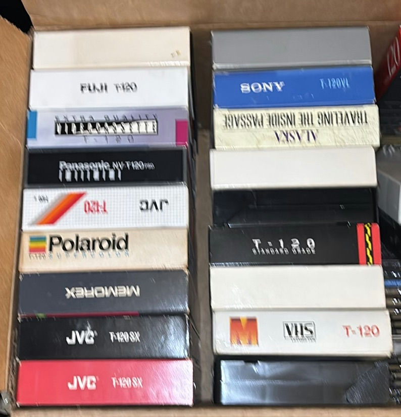 Assorted VHS Tapes, Cassette Tapes, and Recordable CDs/DVDs - image 2 of 9